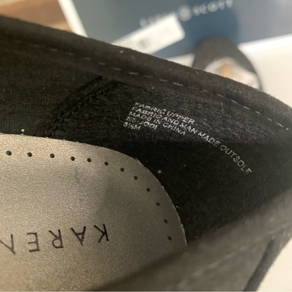 Karen Scott Womens Jodi Slip-On Flats Loafers BLACK US 8.5 M NEW - Picture 8 of 10